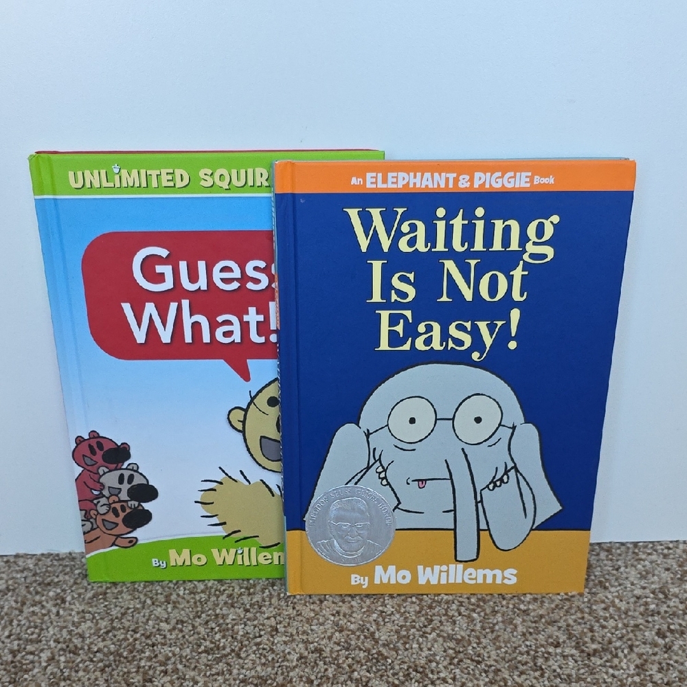 Mo Willems Children's Book Set - Elephant & Piggy And Unlimited Squirrels